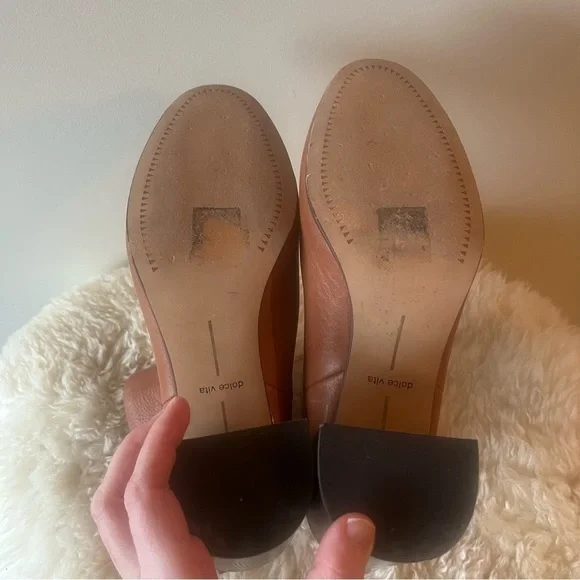 Dolce Vita Cyan Cognac Leather Ankle Booties - Picture 12 of 16